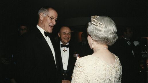 Hon. Bill Graham and Queen Elizabeth II